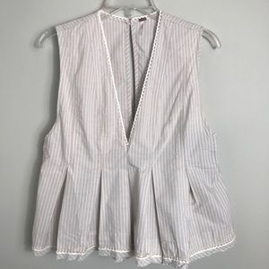 Free People Good Feels Striped Top-Small-NWT